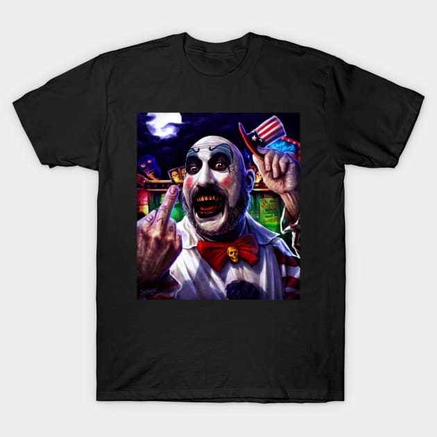 Captain Spaulding T-Shirt by Samhain1992